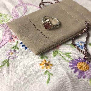 David yurman pink tourmaline size 7 ring.
